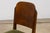 Olive Set of 6 French Art Deco Walnut Dining Chairs in Olive Green Velvet, 1930s For Sale - Image 8 of 18