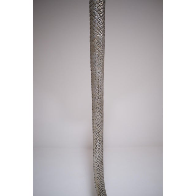 Art Deco Snake Floor Lamp, 1970s For Sale - Image 6 of 18