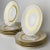 American Theodore Haviland Gotham Ceramic Saucers in White and Gold - Set of 10 For Sale - Image 3 of 10