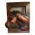 Mexican Artisan Handcrafted 3d Horse Head Wood & Metal Folk Art Sculpture For Sale