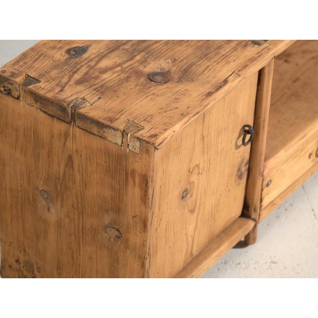 Antique Pine Low Sideboard For Sale - Image 3 of 13