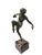Art Deco statue of a dancing woman with cymbals. Original title "Danseuse Aux Cymbales". Signed Fayral, pseudonym of...