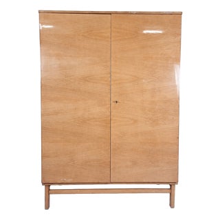Vintage Wardrobe in Ash, 1970s For Sale