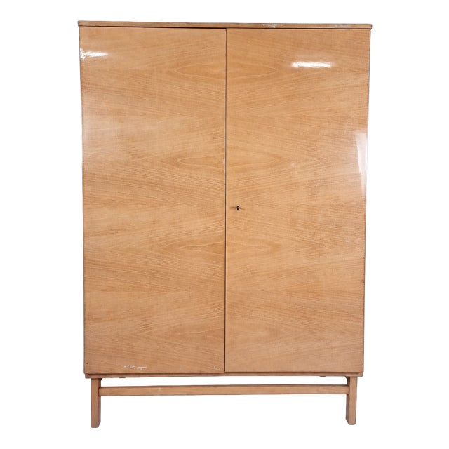 Vintage Wardrobe in Ash, 1970s For Sale