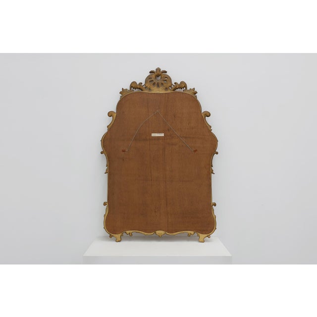 Rococo Style Gilt Mirror with Marbled Glass Border from Deknudt, Belgium, 1974 For Sale - Image 13 of 16