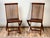 This handsome pair of vintage folding chairs embodies the clean architectural lines and understated elegance associated...