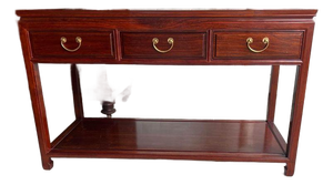 Vintage Ming Style Solid Rosewood Server or Console Table.
