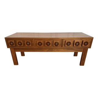 Wood Cube Enamel Console by Lars Göran Nilsson for Glas & Trä. Sweden, 1960s For Sale