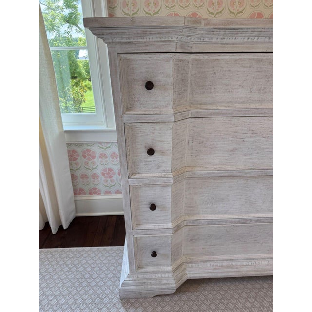 Noir Large Whitewashed Dresser by Noir For Sale - Image 4 of 8