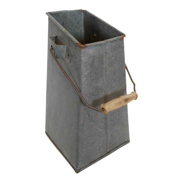 Vintage Jaipur Galvanized Farmhouse Vessel For Sale