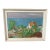 Mid 20th Century Scandinavian Shoreline Landscape Original Acrylic on Canvas For Sale