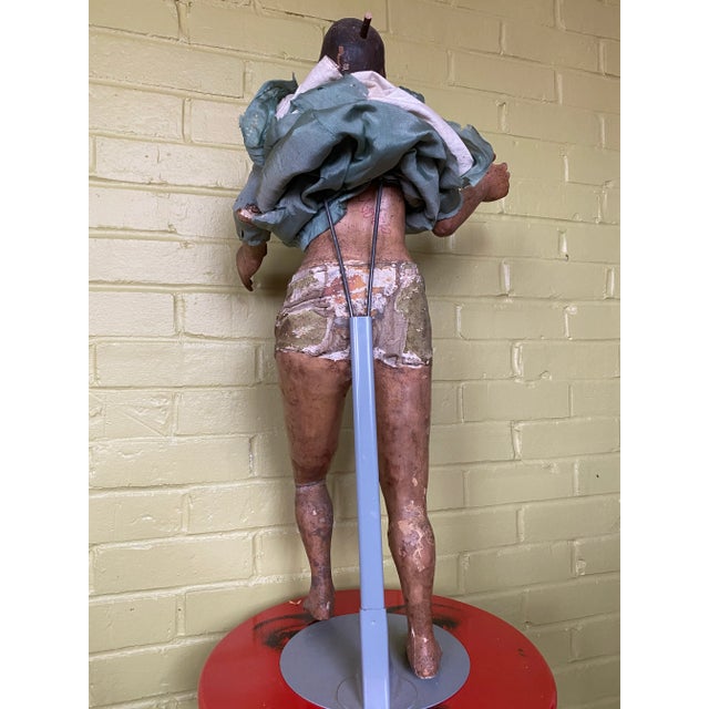 Wood Early 19th Century Carved Santos Sculpture For Sale - Image 7 of 8
