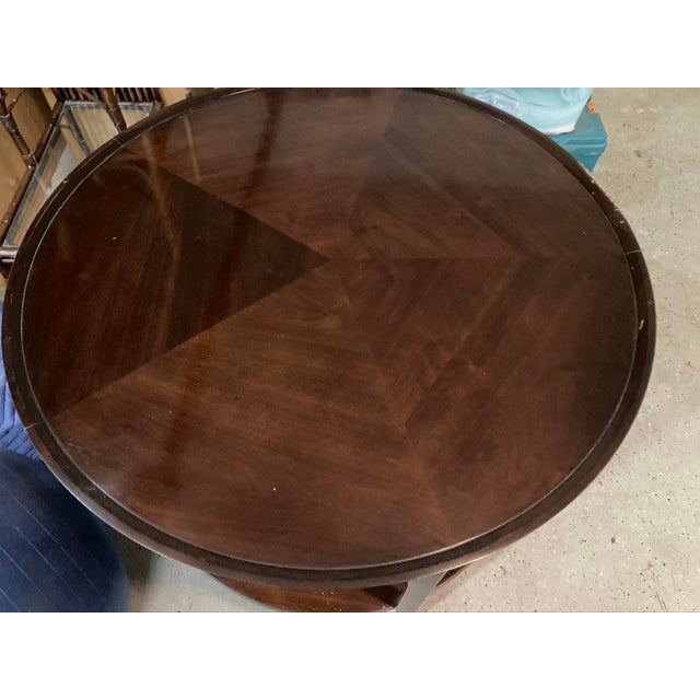 Baker, Knapp & Tubbs Baker Furniture Bill Sofield Two Tier Round Table For Sale - Image 4 of 8
