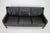 Danish Three-Seater Sofa in Black Leather, 1970s For Sale - Image 3 of 16
