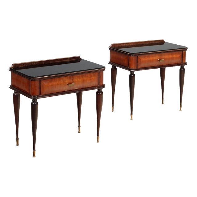 Mid-Century Nightstands, 1950s, Set of 2 For Sale