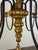 Wood Paul Ferrante Gilt and Iron Six-Light Chandelier, 20th Century For Sale - Image 7 of 16