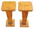 Late 20th Century Burr Yew Pedestal Lamp or Side Tables, 1990s, Set of 2 For Sale - Image 4 of 6