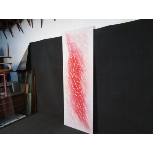 Mid 20th Century Rich Textured Abstract Painting For Sale - Image 5 of 7