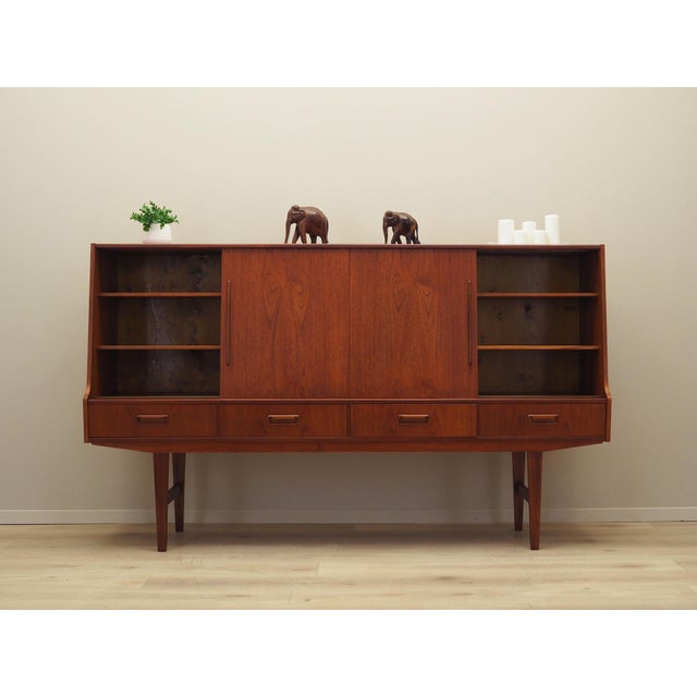 Danish Teak Highboard, 1960s For Sale - Image 3 of 18