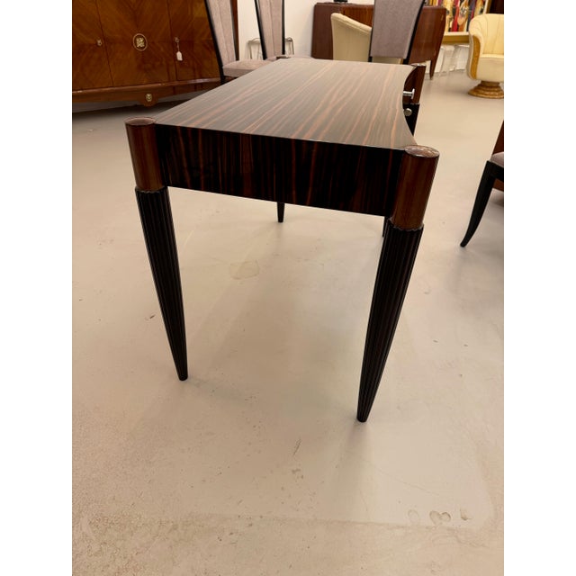French Art Deco Macassar Elegant Writing Desk For Sale In New York - Image 6 of 18