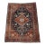NW Bakshayesh Rug in Navy, Clay, Terracotta 5 x 7 For Sale