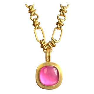 Pippa Pink Triplet Necklace For Sale