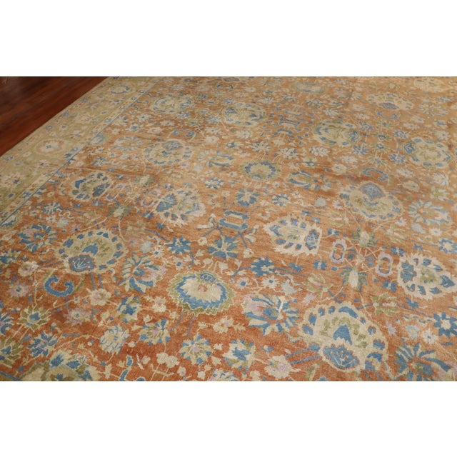 Early 20th Century Antique Zabihi Collection Large Chinese Carpet - 10'9" x 16'2" For Sale - Image 11 of 12