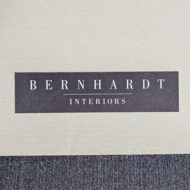 Gray Bernhardt Kingston Gray High Back Lounge Chair With Nailhead Trim For Sale - Image 8 of 8