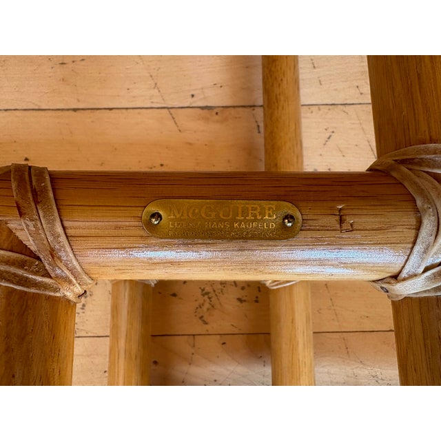 Coffee Table from McGuire, United States, 1970s For Sale - Image 11 of 12