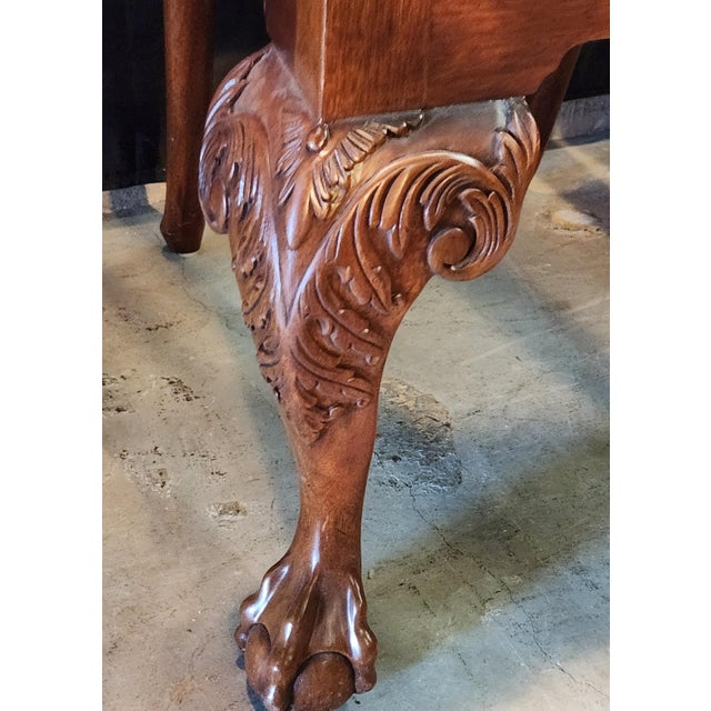 8 Mahogany American Chippendale "Scroll" Chairs Attributed to Leighton Hall For Sale - Image 10 of 16