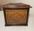 High Quality 1800's Antique Handmade Carved Wood Ornate Brass Jewelry Box Casket For Sale - Image 16 of 16