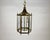 Vintage handcrafted chandelier- lantern for two light points made in 1970-1980s. A chandelier from manufacturer is an...