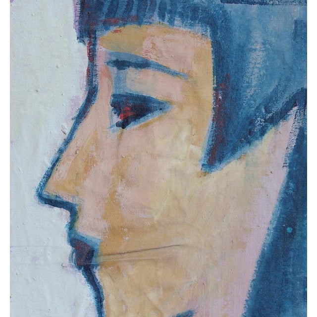 Hidden Portraits VI, 1980s, Acrylic on Canvas, Framed For Sale - Image 6 of 11