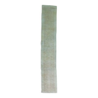 Vintage 19 Foot Neutral Turkish Runner - 2'5" x 19'4" For Sale