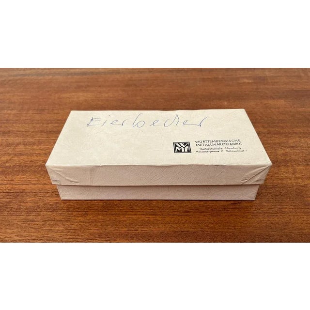 Metal Mid-Century German Cromargan Egg Cups from WMF, 1960s, Set of 6 For Sale - Image 7 of 13