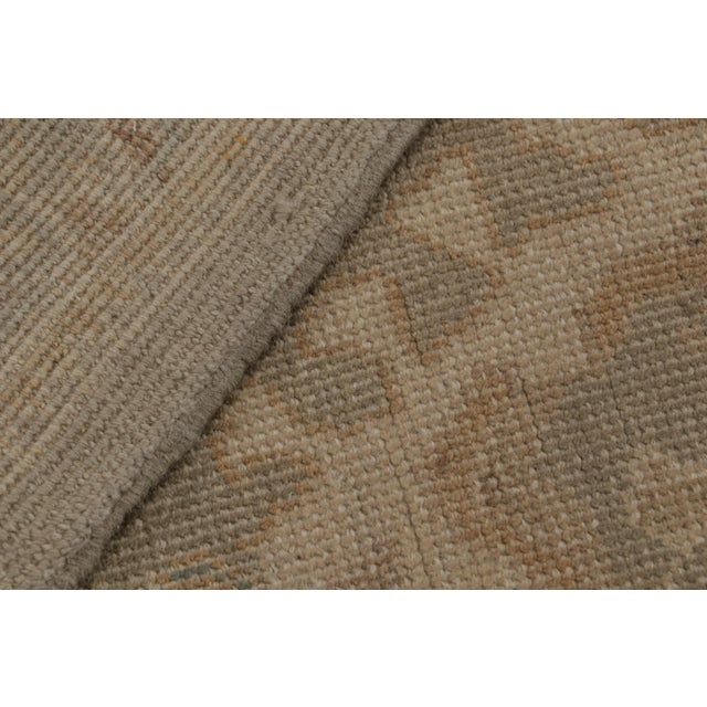Beige Rug & Kilim’s Khotan Rug in an All Over Beige-Brown Floral Pattern For Sale - Image 8 of 8