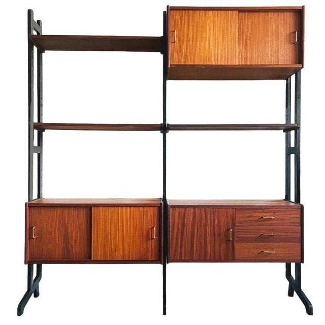 Mid-Century Modern Wall Unit, 1960s For Sale - Image 10 of 15
