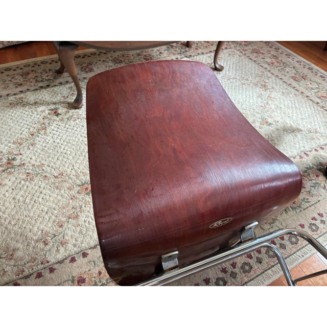 Burnt Umber 1960s Royal Mid-Century Chair For Sale - Image 8 of 8