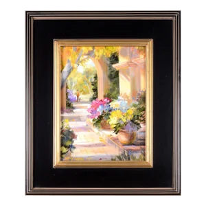 Betty Carr Colorful Stroll Oil Painting on Board