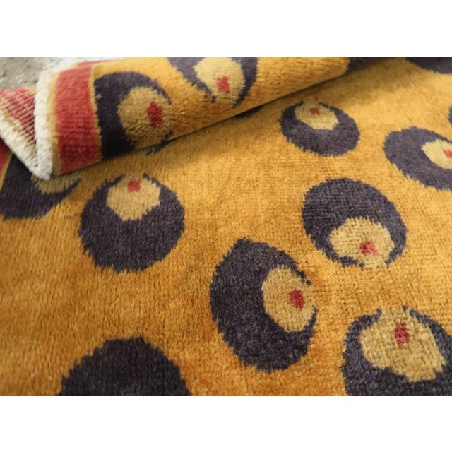 Textile Galerie Shabab Collection Mid-20th Century Turkish Art Deco Throw Rug For Sale - Image 7 of 7