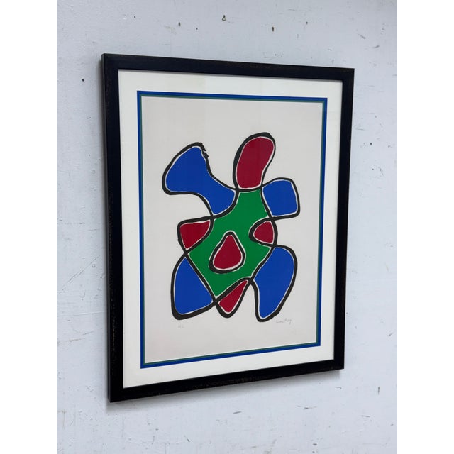 Red Circa 1968 Man Ray “Due Figure” Lithograph, Signed For Sale - Image 8 of 12