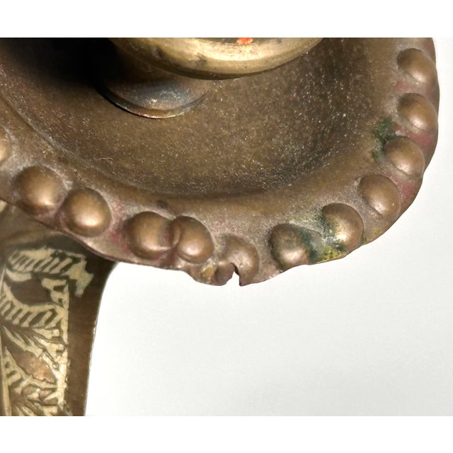 Mid Century Anglo-Indian Brass Cobra Candlestick Collection For Sale - Image 17 of 18