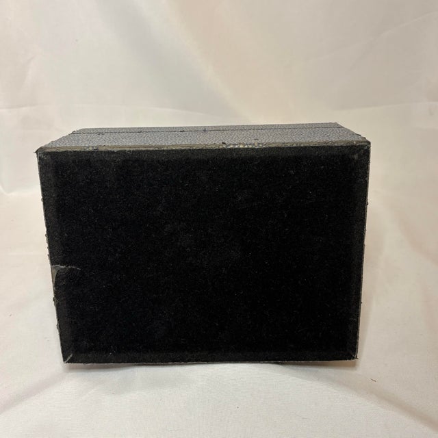 Early 20th Century Genuine Shagreen Table Box Circa 1925-30 For Sale - Image 9 of 12