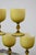 Mid-Century Modern Vintage Citrine Cased Glass Stemware Set of 5 by Carlo Moretti, Circa Mid-20th Century For Sale - Image 3 of 13