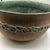 Banded Pottery Bowl With Green Interior For Sale - Image 9 of 12