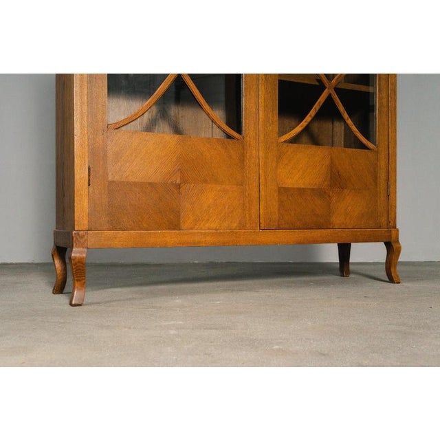 Brown Early 20th Century Art Nouveau Bookcase For Sale - Image 8 of 17