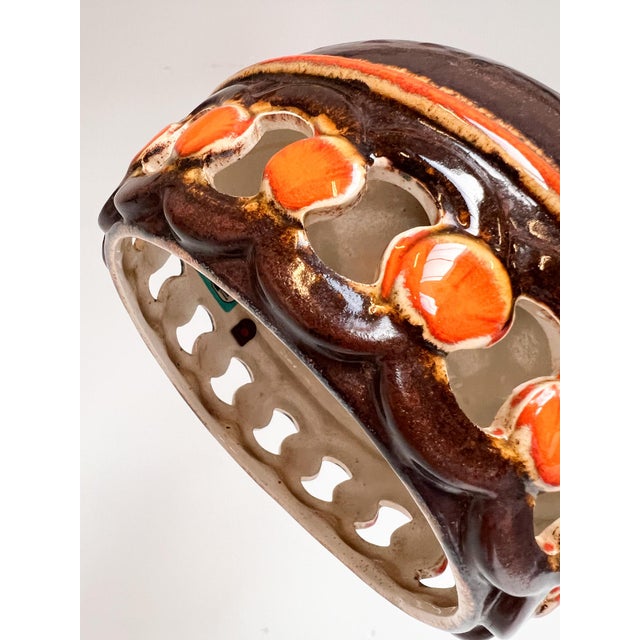 Vintage Ceramic Pendant Lamps from Pan Leuchten, 1970s, Set of 2 For Sale - Image 12 of 16