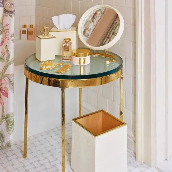 Contemporary AERIN Faux Shagreen Soap Pump, Cream For Sale - Image 3 of 6