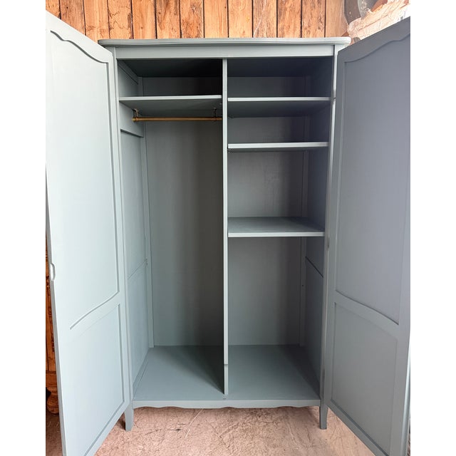 Vintage Wardrobe with Hanging Space, 1950s For Sale - Image 13 of 16