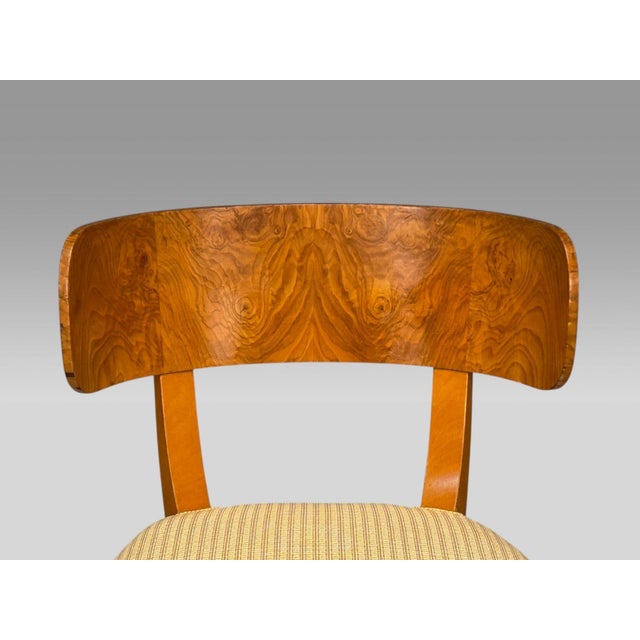 Wood Axel Einar Hjorth, Nordiska Kompaniet, Birch, Birka Chairs, Sweden, 1930s - Set of 6 For Sale - Image 7 of 15